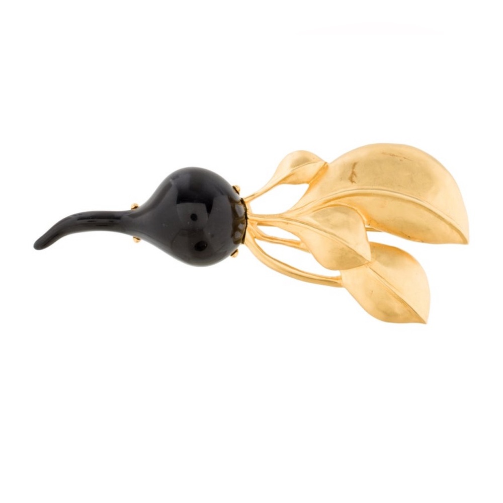 Vintage Karl Lagerfeld Radish Brooch